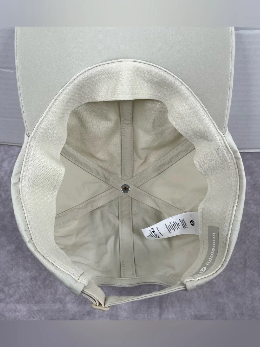 Lululemon Baller Hat Cap Strapback Womens One Size OS Beige Cream Active Gym